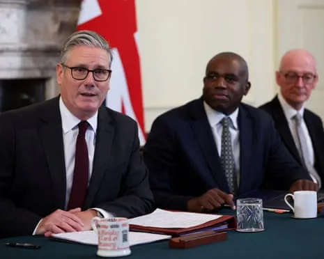 Keir Starmer Presides Over Cabinet Session As Increasing Pressure Following Resignation of Top Aide