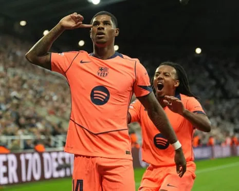 Forward disrupts the Magpies' important evening and insists: ‘I am improving at Barcelona’